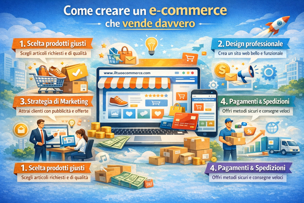 Come creare un e-commerce che vende davvero